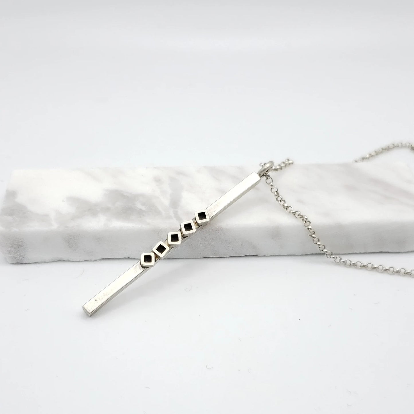 Cubos Long Necklace